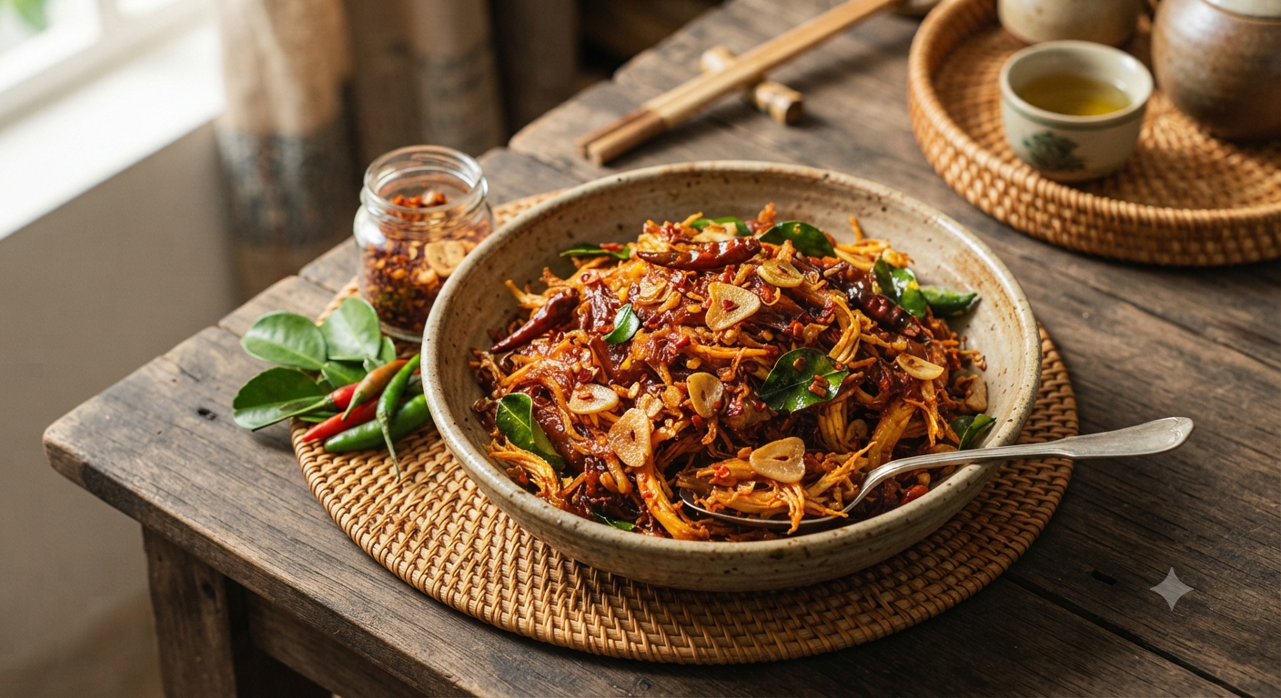 Khô Gà Cháy Tỏi – Bản Giao Hưởng Của Vị Đậm và Cay Nồng